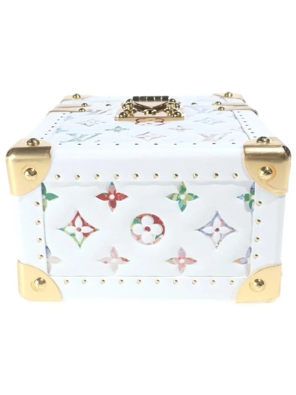 Louis Vuitton LV Garden Monogram Camera Bo 2-Way Hand Shoulder Trunk Bag Gold